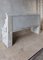Neoclassical Carved White Marble Bench 8