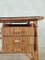 Vintage Rattan and Bamboo Desk 9