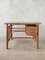 Vintage Rattan and Bamboo Desk 2