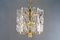 Mid-Century Modern Florida Pendant Light in Glass and Brass from Kalmar, 1970s, Image 3