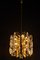 Mid-Century Modern Florida Pendant Light in Glass and Brass from Kalmar, 1970s, Image 16