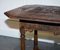 Tavolino in legno di quercia intagliato, Immagine 5