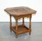 Carved Gothic Oak Side Table, Image 1
