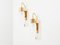 LP10 Brass Opaline Wall Lights by Luigi Caccia Domini for Azucena, 1965, Set of 2 14