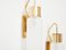 LP10 Brass Opaline Wall Lights by Luigi Caccia Domini for Azucena, 1965, Set of 2 13