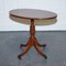 Tavolino ovale vintage in legno di tasso su treppiede, Immagine 4