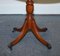 Vintage Oval Burr Yew Wood Side Table on Tripod Legs 5