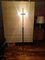 Lámpara de pie ajustable Mid-Century de nogal, años 60, Imagen 5