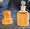 Treen Apothecarys Bottle and Spherical Thimble Box in Sycamore, Set of 3 4