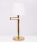 Brass Swing Arm Desk Lamp from Deknudt, 1974, Image 1