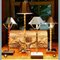 Nachfüllbare Tischlampe aus Stahl & Bambus von Isander Borges 6