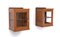 Art Deco Oak Hanging Cabinets, 1930s, Set of 2 11