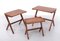 Tables Gigognes Vintage en Noyer par Bengt Ruda, Suède, 1958, Set de 3 6