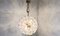 Lámpara de araña Sputnik Mid-Century de cristal atribuida a Val Saint Lambert, años 60, Imagen 9