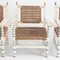 Vintage Spanish Wooden and Braided Rope Armchairs, 1960s, Set of 4 12