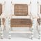 Vintage Spanish Wooden and Braided Rope Armchairs, 1960s, Set of 4, Image 12