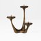 Vintage Brutalistic Bronze Candleholder, 1970s, Image 1