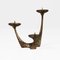 Vintage Brutalistic Bronze Candleholder, 1970s, Image 2