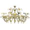 Murano Glass Chandelier in the style of Rezzonico, 1940s, Image 2