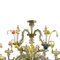 Murano Glass Chandelier in the style of Rezzonico, 1940s 5