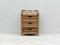 Mid-Century Boho Style Bamboo and Rattan 3-Drawer Cabinet 1