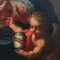 Artista della scuola austriaca, Madonna col bambino, San Giovanni e melograno, XVIII secolo, Olio su tela, con cornice, Immagine 8