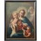 Artista della scuola austriaca, Madonna col bambino, San Giovanni e melograno, XVIII secolo, Olio su tela, con cornice, Immagine 1