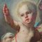 Artista della scuola austriaca, Madonna col bambino, San Giovanni e melograno, XVIII secolo, Olio su tela, con cornice, Immagine 5