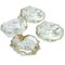Small Italian Glass Shell Dishes from Napoli, 1960s, Set of 4 1