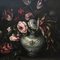 Angelo Maria Rossi, Nature morte avec vase de fleurs, gibier, champignons et légumes, années 1600, huile sur toile, encadrée 4