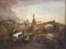 Nicolaes Berchem, Paesaggio Latino con Viandanti e Armenti, années 1600, huile sur toile, encadrée 1