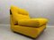 Gelber Vintage Sessel, 1980er 2