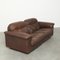 Leather Adjustable Ds101 2-Seater Sofa from de Sede, 1970s 7