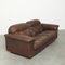 Leather Adjustable Ds101 2-Seater Sofa from de Sede, 1970s, Image 7