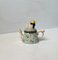 Antique Hand-Painted Porcelain Teapot Trinket with Black Reader 2