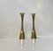 Mid-Century Scandinavian Candlesticks in Brass, 1960s, Set of 2, Image 1