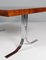 Dining Table with Extension Leaf in Rosweood and Chromed Steel by Poul Nørreklit, 1960s 6