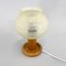 Mid-Century Wood & Glass Table Lamp, 1970s, Image 4