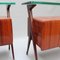 Vintage Italian Bedside Tables attributed to Silvio Cavatorta, 1950s, Set of 2 18