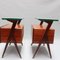 Vintage Italian Bedside Tables attributed to Silvio Cavatorta, 1950s, Set of 2 7