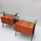 Vintage Italian Bedside Tables attributed to Silvio Cavatorta, 1950s, Set of 2 19