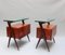 Vintage Italian Bedside Tables attributed to Silvio Cavatorta, 1950s, Set of 2 2