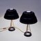 Lampes de Bureau Noires et Classiques en Métal par Uppsala Armaturfabriks, 1950s, Set de 2 7