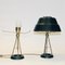 Lampes de Bureau Noires et Classiques en Métal par Uppsala Armaturfabriks, 1950s, Set de 2 5