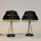 Lampes de Bureau Noires et Classiques en Métal par Uppsala Armaturfabriks, 1950s, Set de 2 6