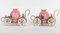 Antique Carriages for Bouquets of Flowers for Table Decoration, 1800s, Set of 2 6