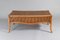 Large Mid-Century Rectangular Reeded Bamboo Coffee Table in the style of Vivai Del Sud, 1970s 3