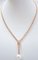 14 Kt Rose Gold Necklace with South-Sea Pearl and Diamonds, 1970s 4