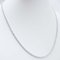 18 Carat White Gold Tennis Necklace 2