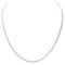 18 Carat White Gold Tennis Necklace 1